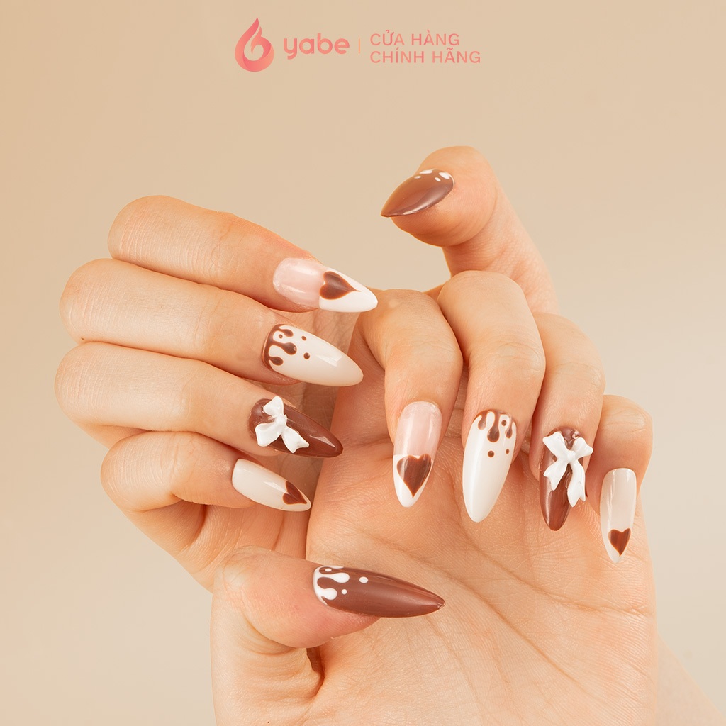 Lovely Brown Nailbox LE005