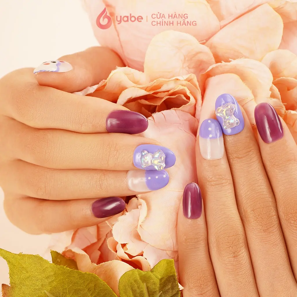 Lovely Purple Nailbox LE014