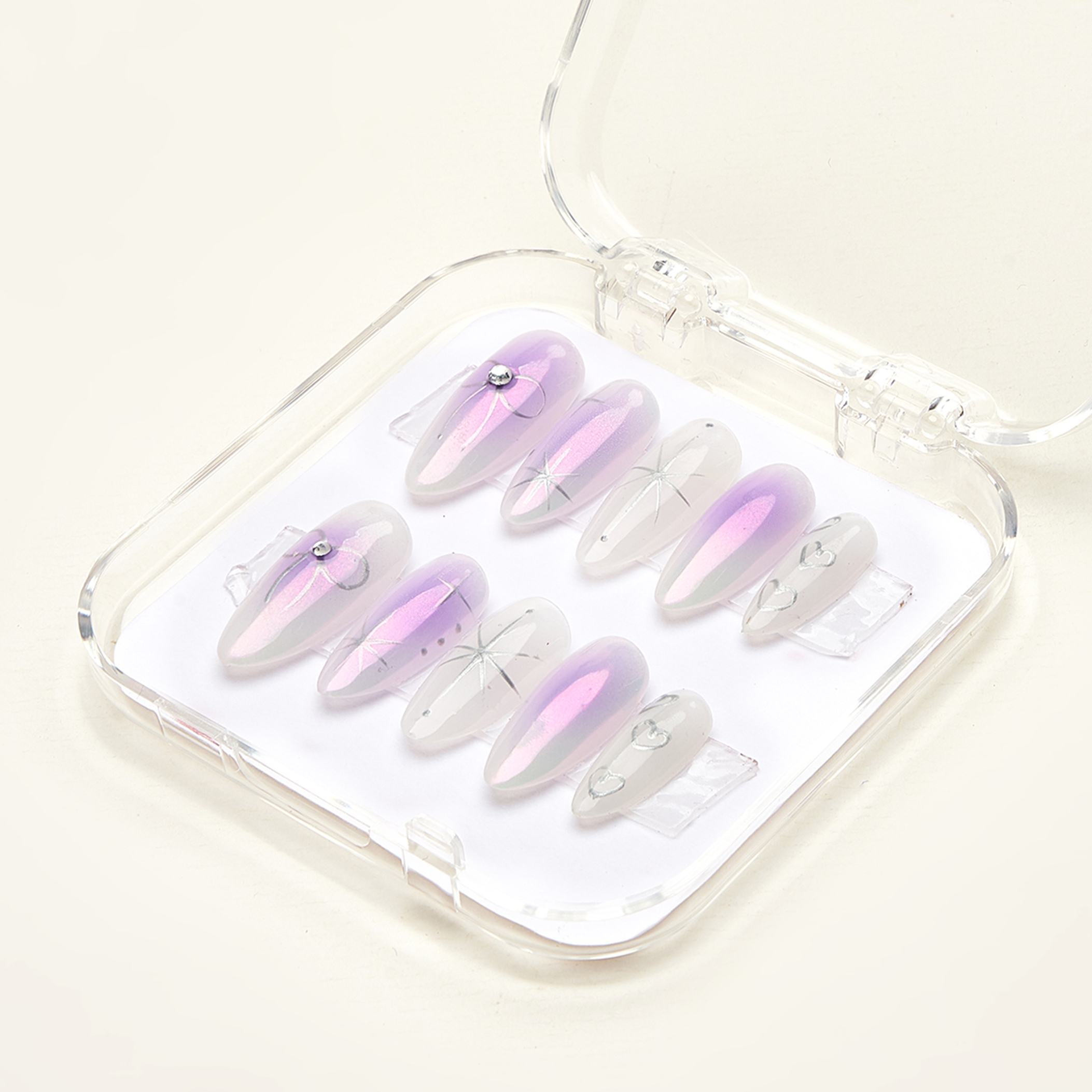 Beauty Purple Nailbox BE0966