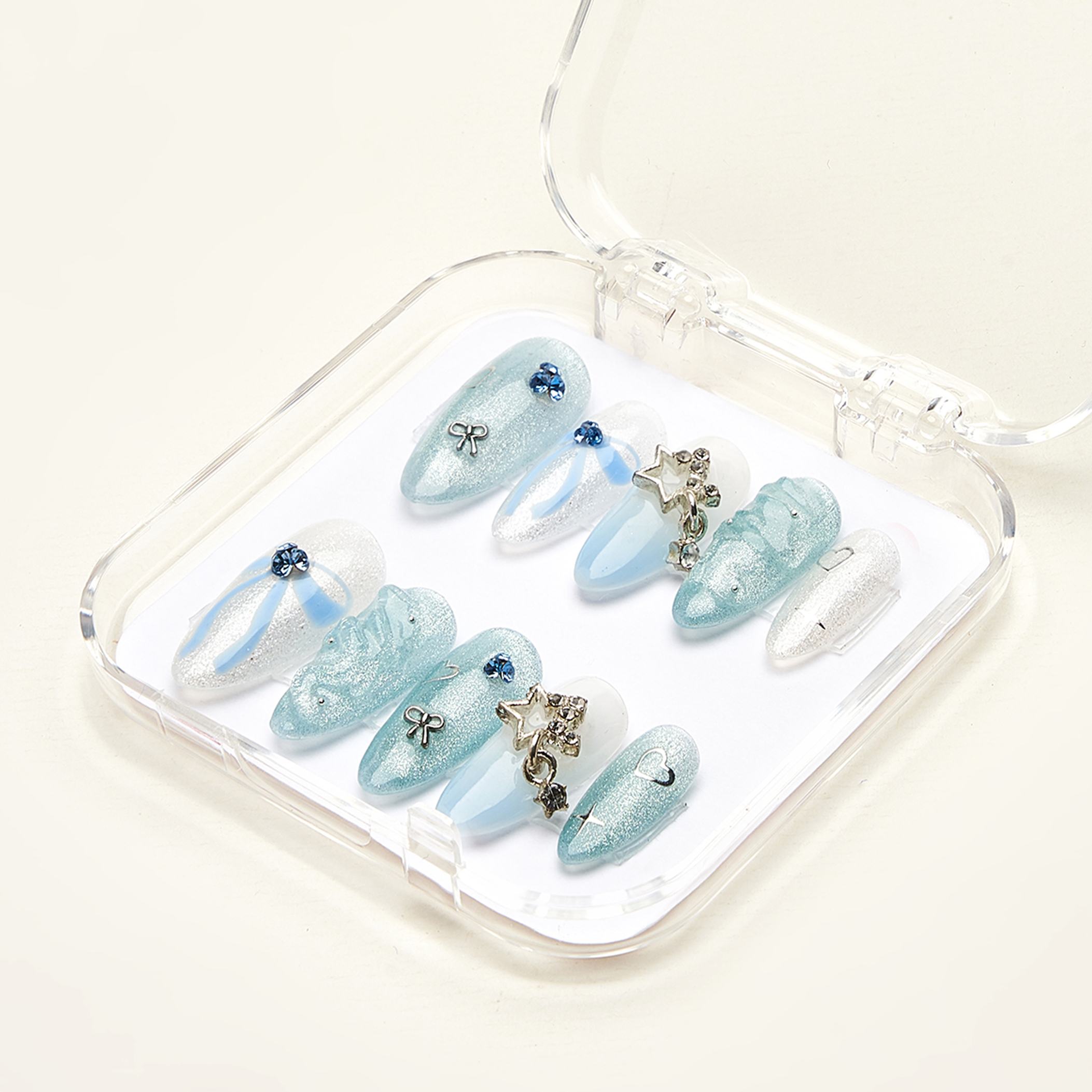 Shinny Blue Nailbox SH0915