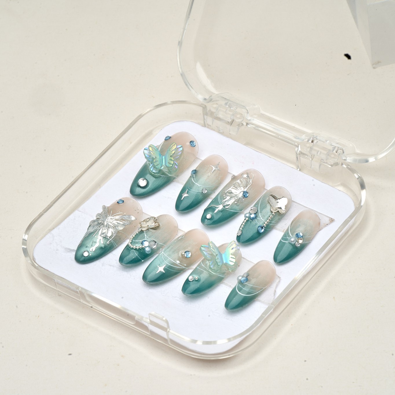 Nailbox Shinny Green 1155