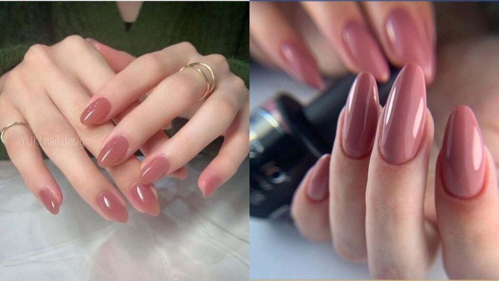 Hồng đất - màu móng tay tôn da